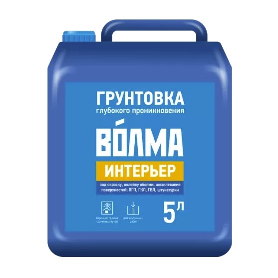 Грунтовочный состав водно-дисперсионный  "ВОЛМА-Интерьер" " 5 л (108) ВЛГ "