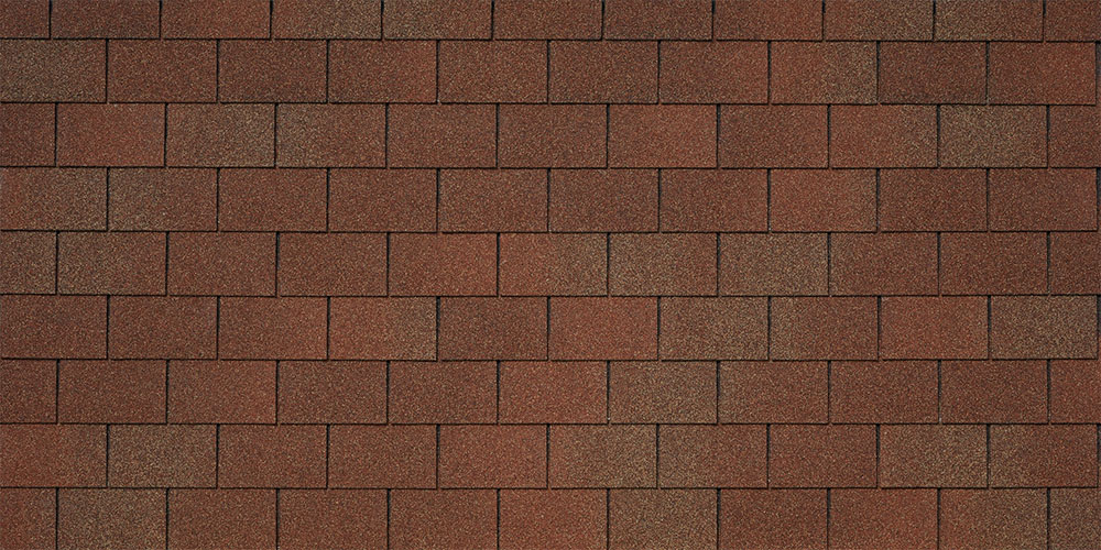 Битумная черепица TEGOLA TOSCANA terracotta 406 (терракотта)