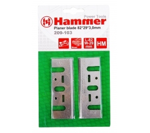 Ножи для рубанка HAMMER  PB  82х5,5х1,1  82мм, 2шт., HM