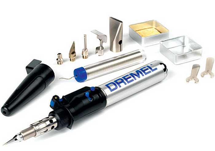 Набор DREMEL DECOR KIT  гравер 290 + клей-пистолет 930 + шаблоны, насадки, клеевые стержни