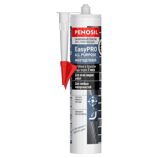 PENOSIL All Purpose Silicon Sealant, сил. герм., МНОГОЦЕЛЕВОЙ, прозр., 310 мл (12шт)