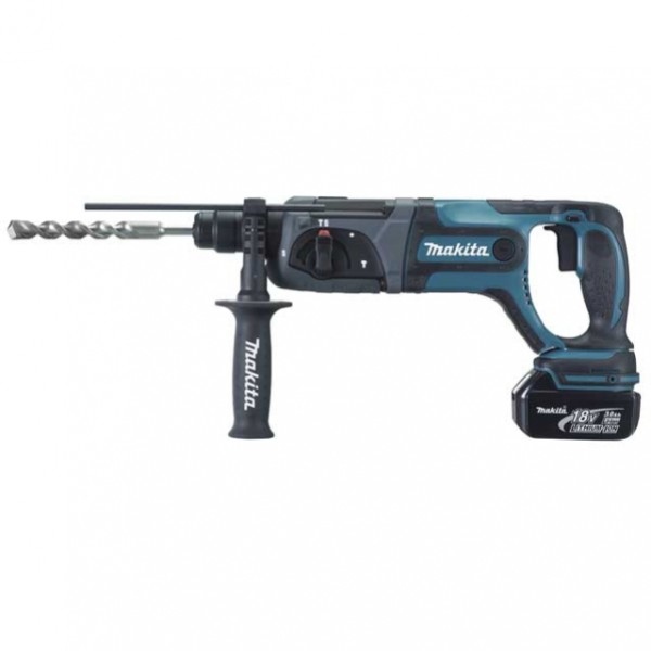 Перфоратор аккум. MAKITA BHR241RFE  18.0В 2x3.0Ач LiION 0-1100об/мин SDS+ 20мм 1.9Дж 3 режима кейс