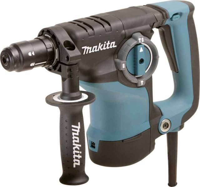 Перфоратор MAKITA HR2810  800Вт 0-1100об/мин SDS+ 28мм 2.9Дж 3 режима реверс кейс