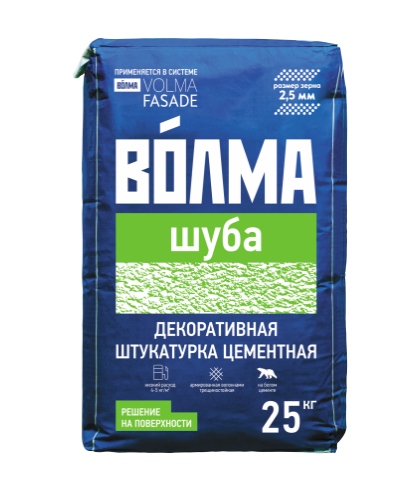 Смесь сухая штукатурная декоративная ВОЛМА-Шуба СО 2,5мм 25кг (48) ВЛГ