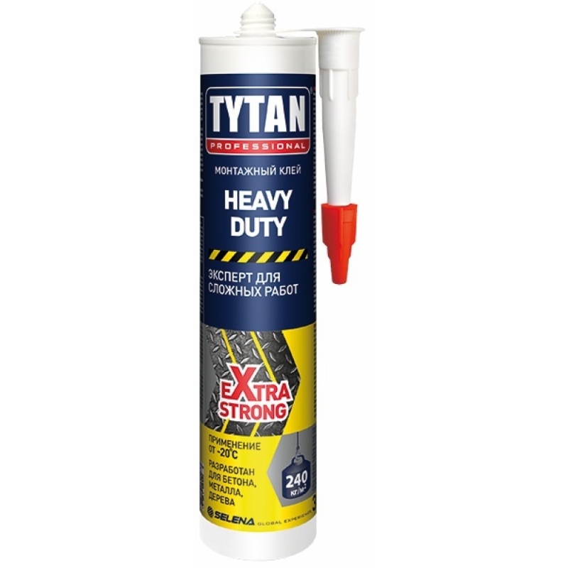 Tytan Professional Монтажный клей  HEAVY DUTY, 310 мл(12)