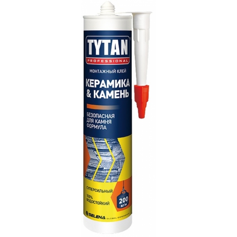 Tytan Professional Монтажный клей Керамика & Камень, 310 мл(12)