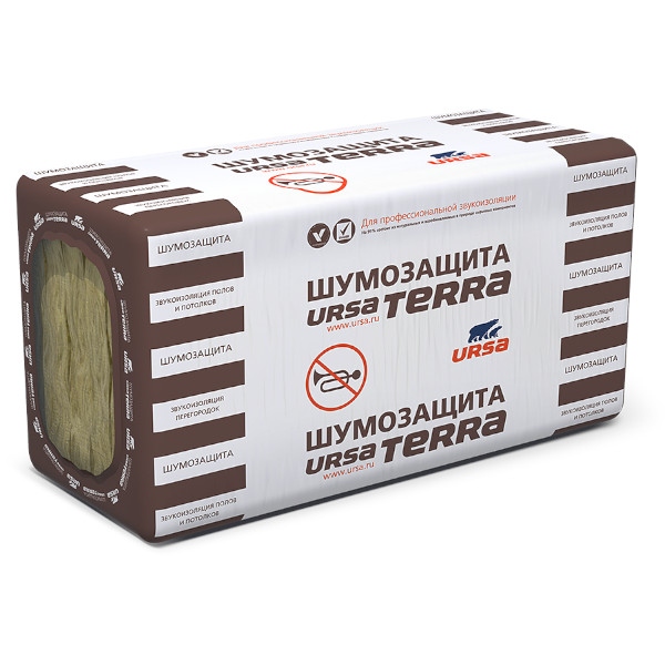 URSA TERRA Шумозащита (10) 1250-610-50 (7,6м2/0,381м3)(40)